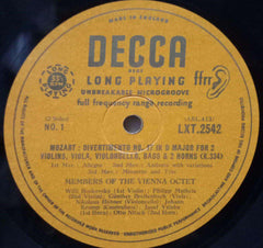 MEMBERS OF THE VIENNA OCTET - ENGLISH VINYL LP
