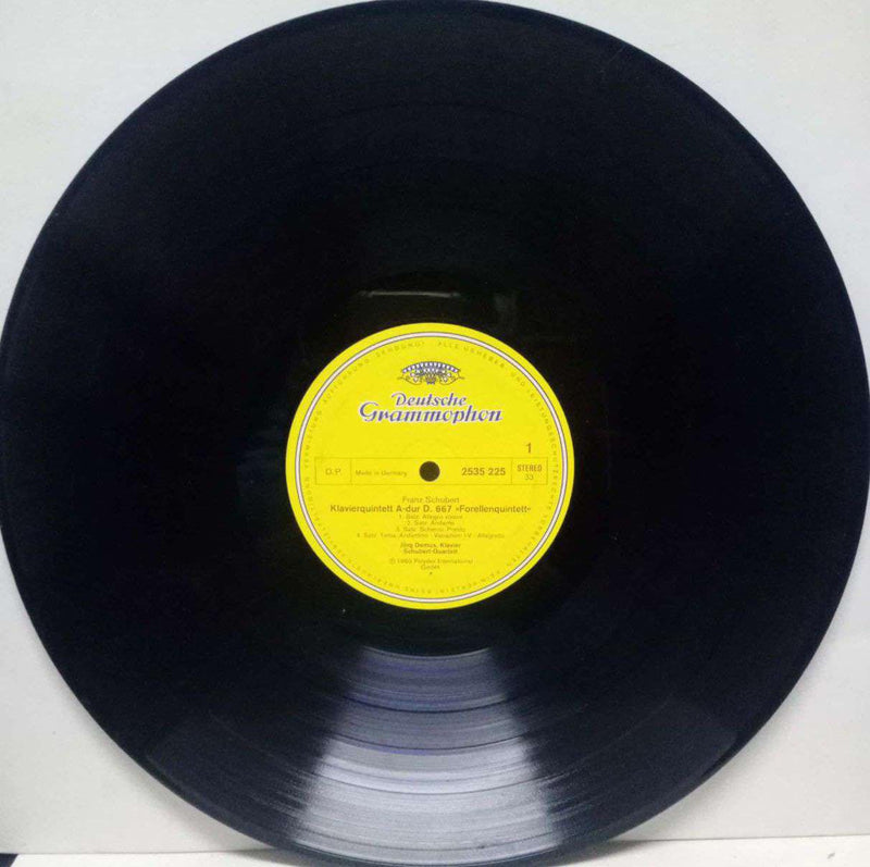 Klavierquintett A Dur D 667 Forellenquitett — LP vinyl record cover