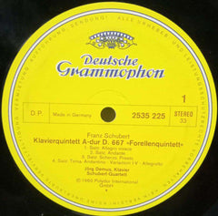 KLAVIERQUINTETT A DUR D 667 FORELLENQUITETT - ENGLISH VINYL LP