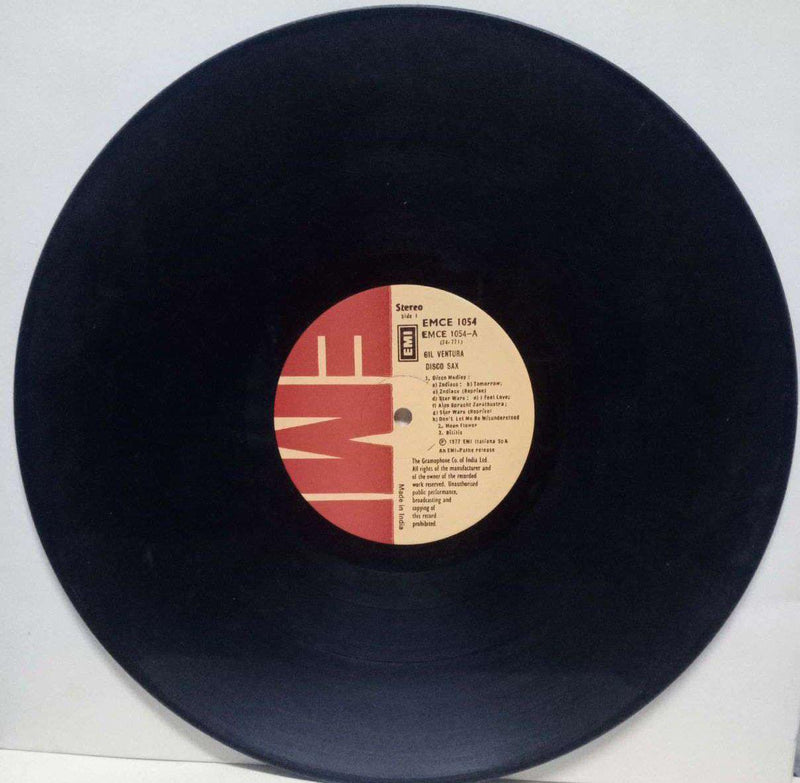 Gil Ventura Disco Sax — disco LP vinyl record cover