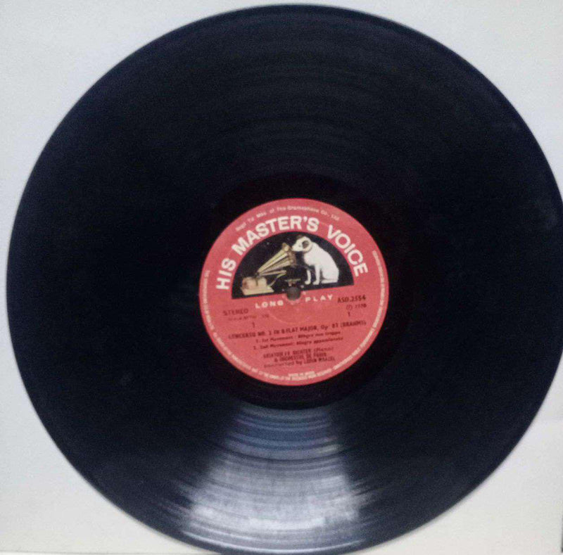 Concerto No 2 In B Flat Major Op 83(Brahms) — LP vinyl record cover