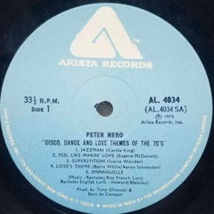 PETER NERO - ENGLISH VINYL LP