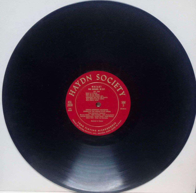 Mozart Don Giovanni Kv 527 — LP vinyl record cover