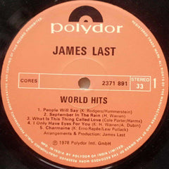 JAMES LAST WORLD HITS - ENGLISH VINYL LP