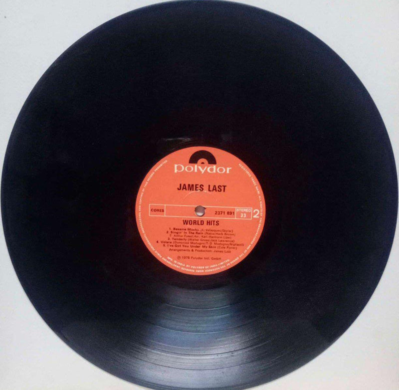 James Last World Hits — LP vinyl record cover