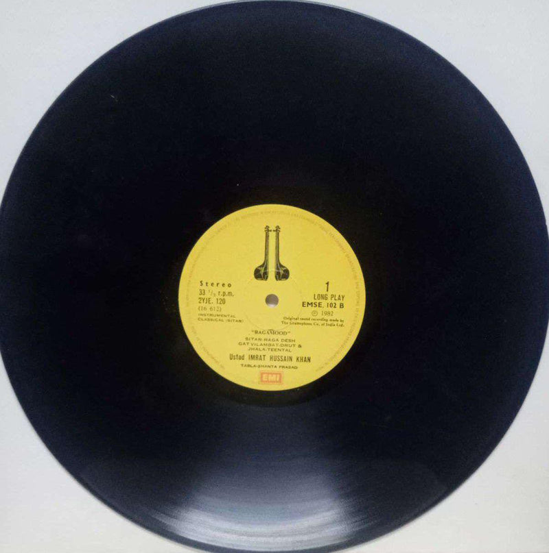 Ragamood — Indian classical LP vinyl record cover