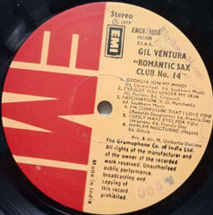GIL VENTURA ROMANTIC SAX CLUB NO 14 - ENGLISH VINYL LP