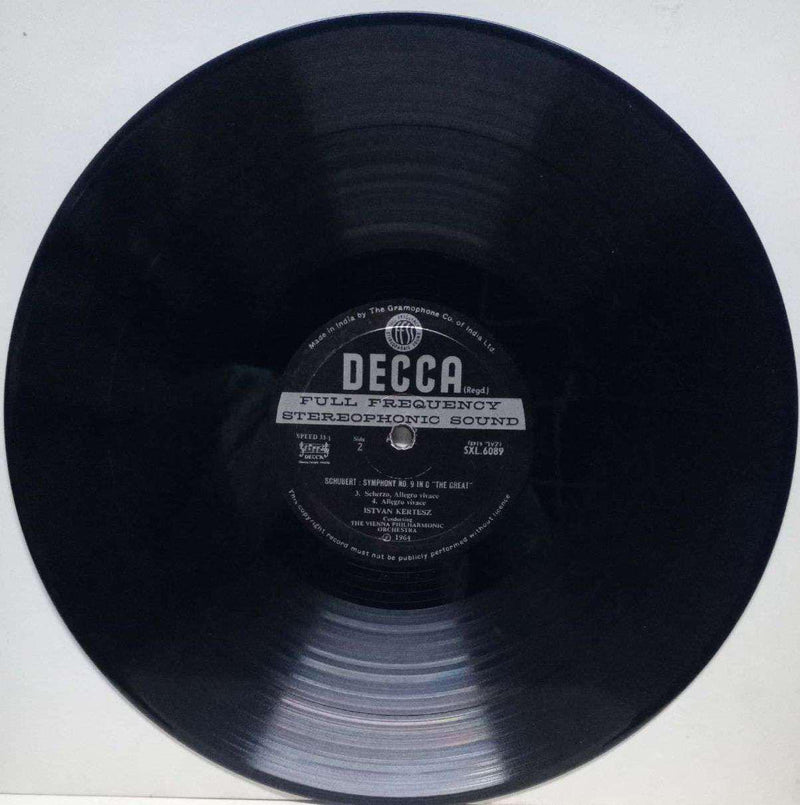 Symphony No 9 In C The Great — LP vinyl record cover