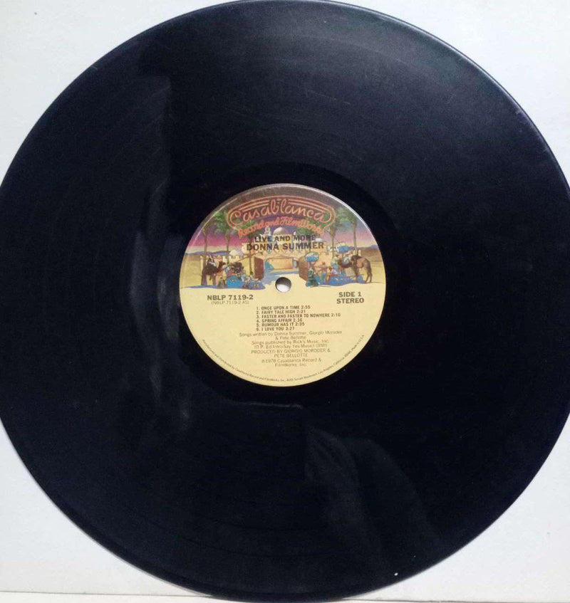 Live And More Donna Summer — LP vinyl record cover