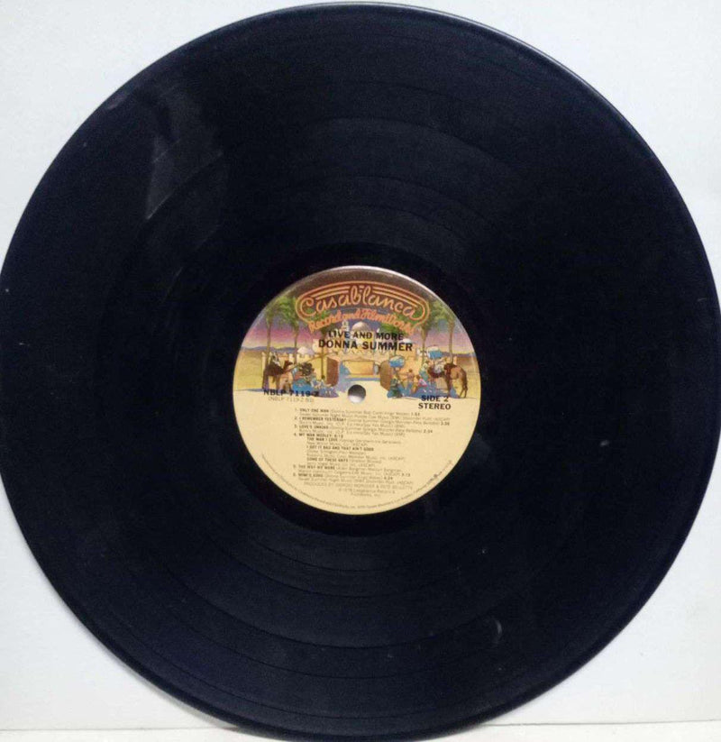 Live And More Donna Summer — LP vinyl record cover