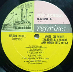 WHITE ON WHITE SHANGRI LA CHARADE AND OTHERS HITS OF 64 - ENGLISH VINYL LP