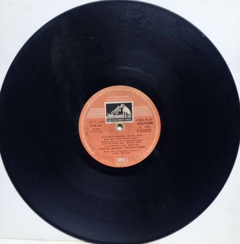 Mohd . Rafi by Bade Miya Diwane — LP vinyl record cover
