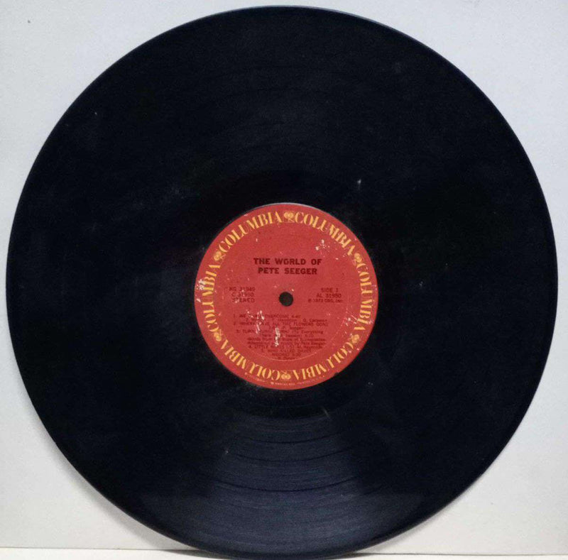 The World Of Pete Seeger — LP vinyl record cover