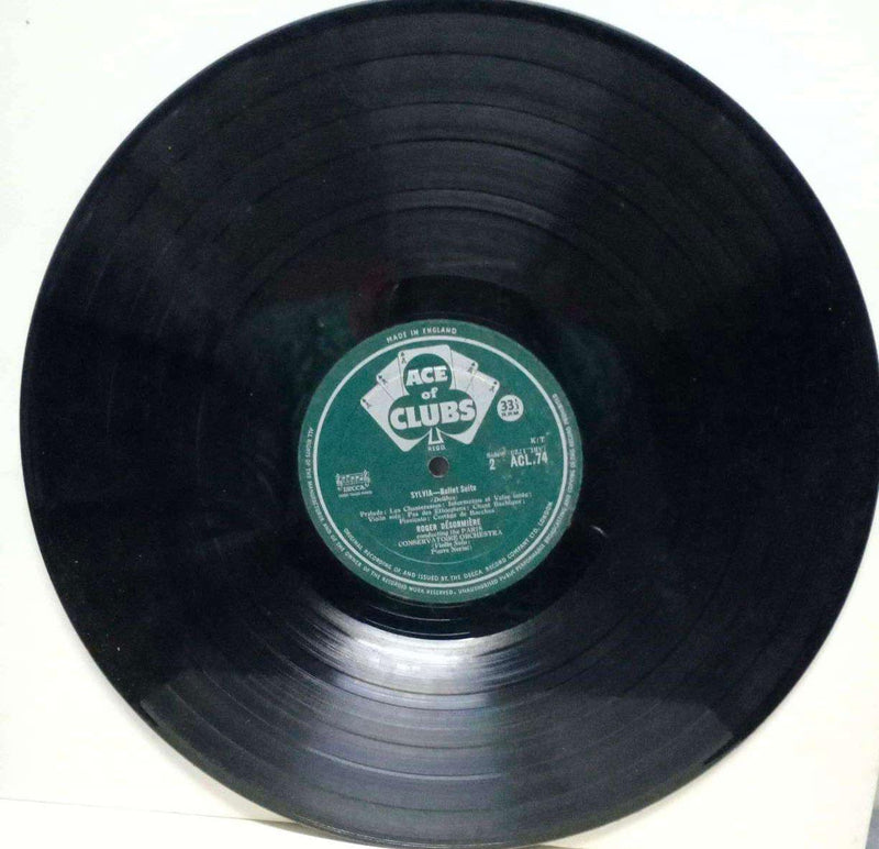 Ballet Suite by Sylvia And Coppelia — LP vinyl record cover
