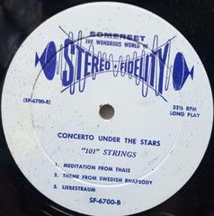 CONCERTO UNDER THE STARS 101 STRINGS - ENGLISH VINYL LP