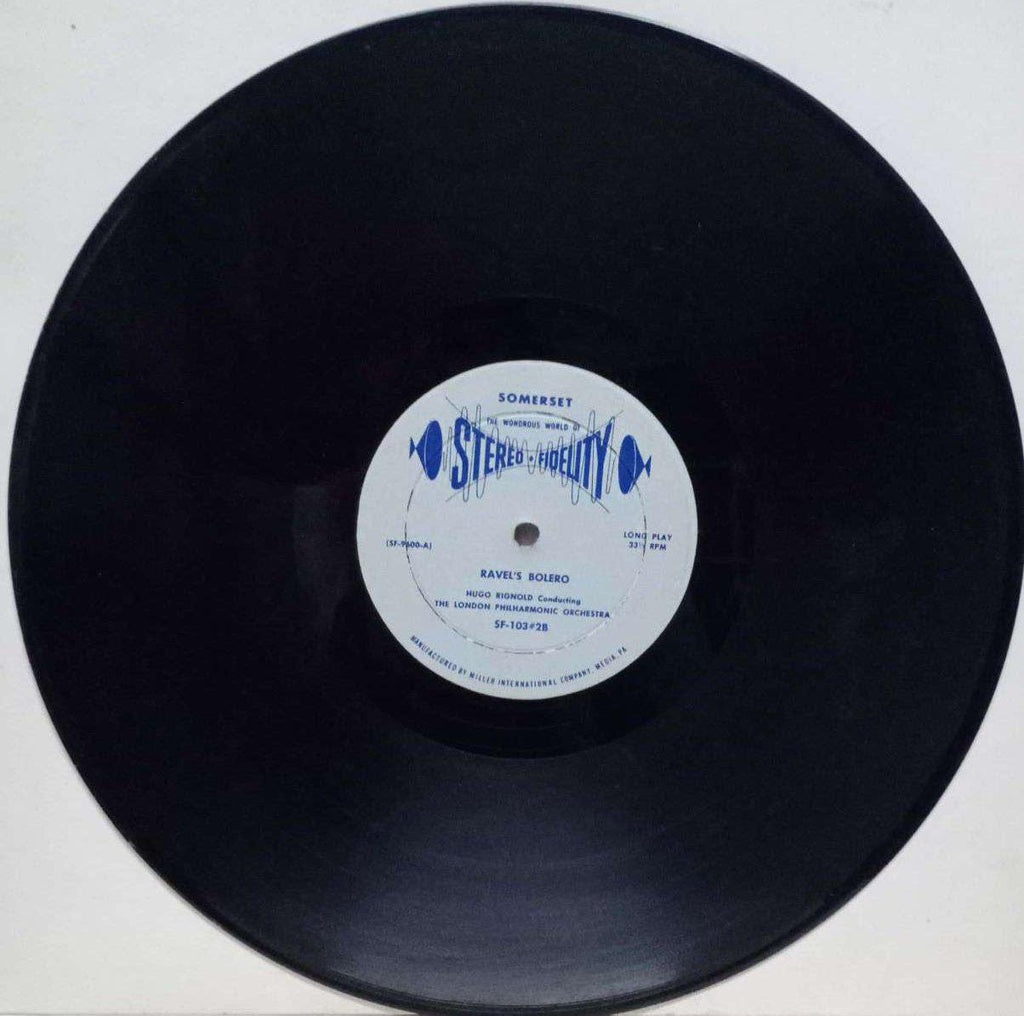 RAVEL'S BOLERO - ENGLISH VINYL LP