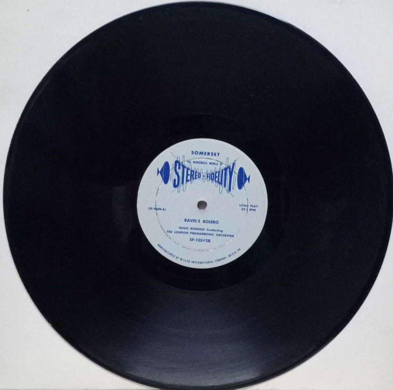 Ravel'S Bolero — LP vinyl record cover