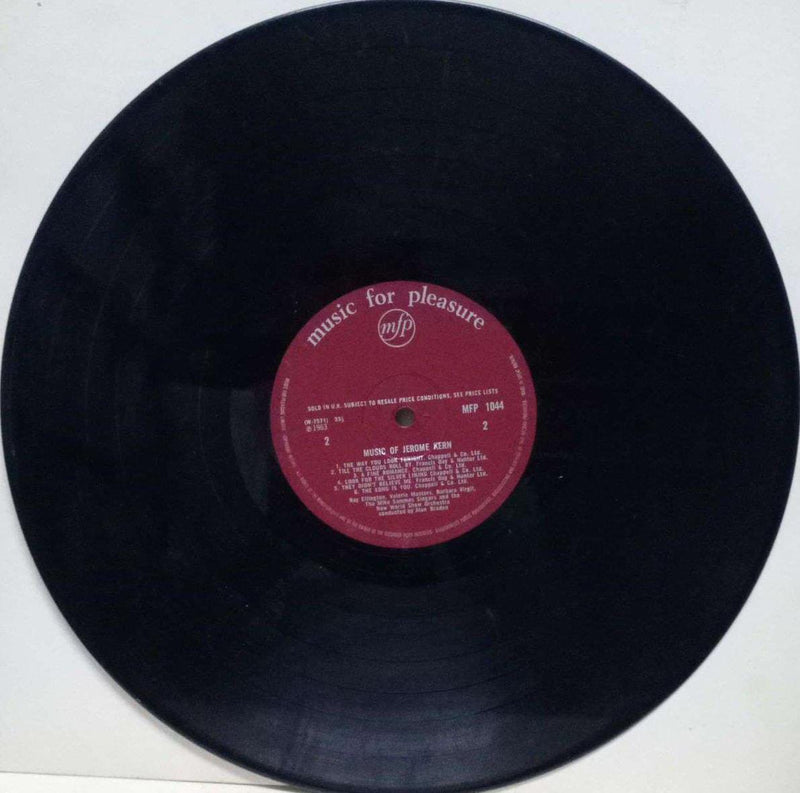 Of Jerome Kern — LP vinyl record cover