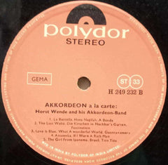 AKKORDEON A LA CARTE - ENGLISH VINYL LP
