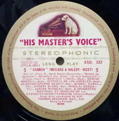 CARMEN (MEILHAC AND HALEVY BIZET) - ENGLISH VINYL LP
