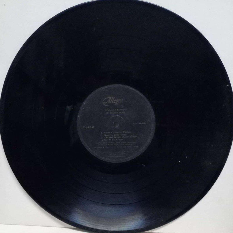 Highlight Excerpts Il Trovatore(Verdi) — LP vinyl record cover