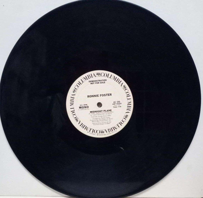 Ronnie Foster Midnight Plane — LP vinyl record cover