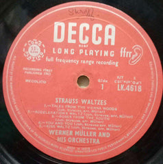 STRAUSS WALTZES - ENGLISH VINYL LP