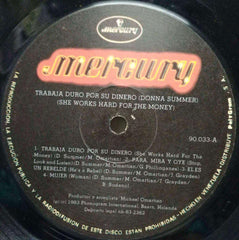TRABAJA DURO POR SU DINERO (DONNA SUMMER) - ENGLISH VINYL LP