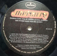 TRABAJA DURO POR SU DINERO (DONNA SUMMER) - ENGLISH VINYL LP