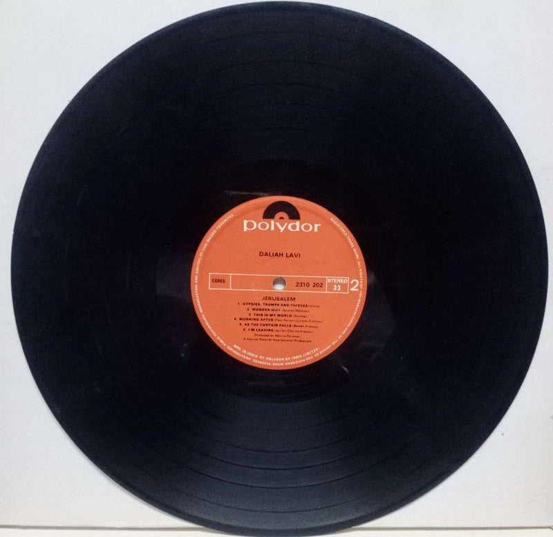 Daliah Lavi Jerusalem — LP vinyl record cover