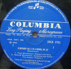 SYMPHONY NO 5 IN C MINOR OP 67 AND OVERTURE KING STEPHEN OP 117 - ENGLISH VINYL LP