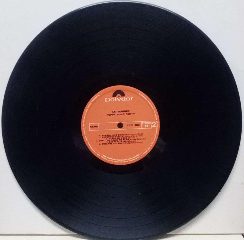 Kai Warner Poppa Joe'S Party — pop LP vinyl record cover