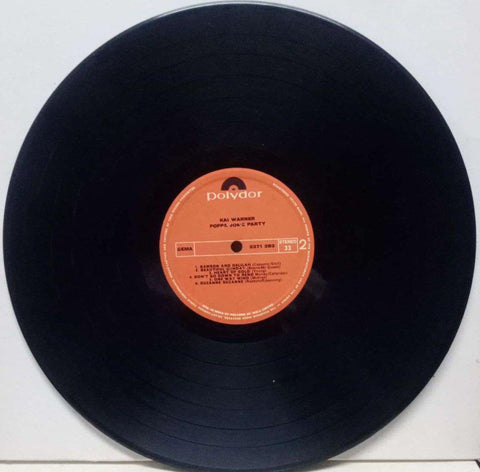 KAI WARNER POPPA JOE'S PARTY - ENGLISH VINYL LP