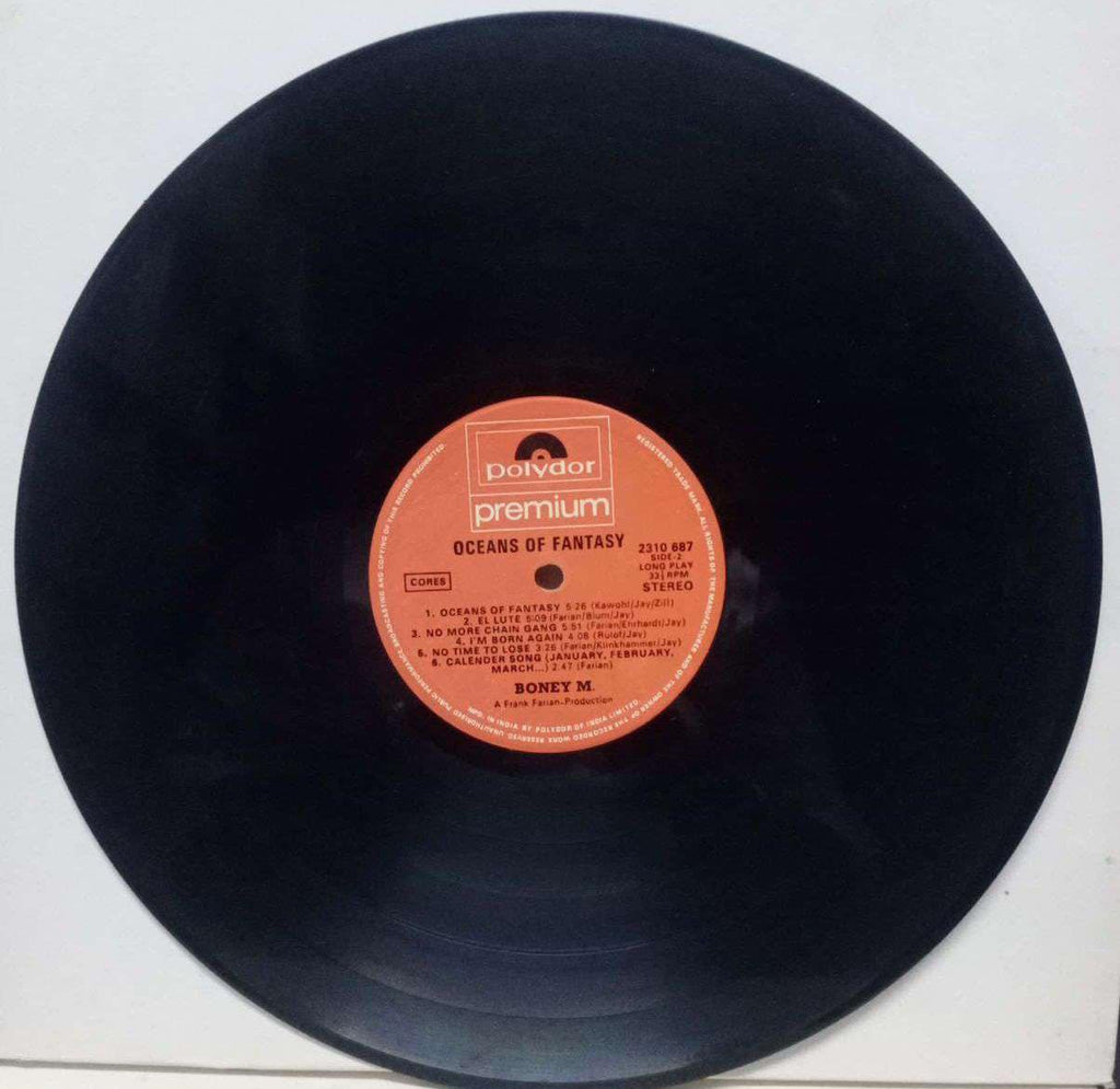 BONEY M OCEANS OF FANTASY - ENGLISH VINYL LP