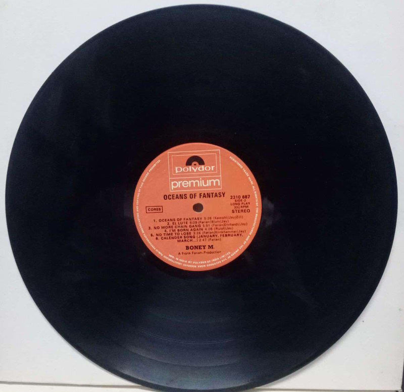 Boney M Oceans Of Fantasy — LP vinyl record cover