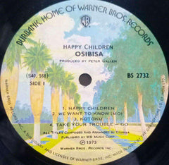 HAPPY CHILDREN OSIBISA - ENGLISH VINYL LP