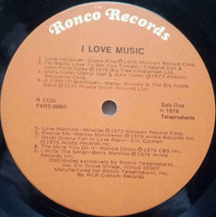 I LOVE MUSIC - ENGLISH VINYL LP