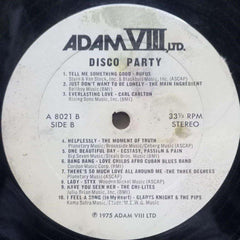 DISCO PARTY - ENGLISH VINYL LP