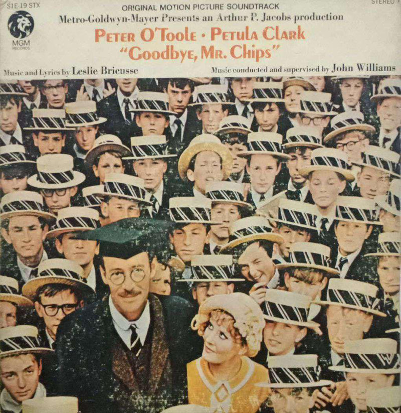 Goodbye , Mr. Chips by Peter O'Toole Petula Clark — LP vinyl record cover