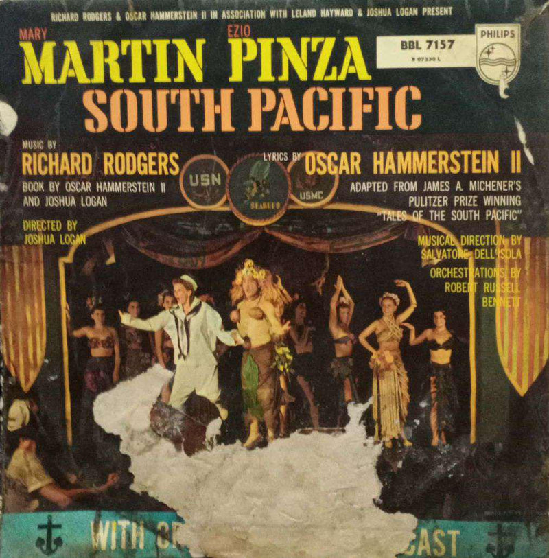 Martin Pinza South Pacific — LP vinyl record cover