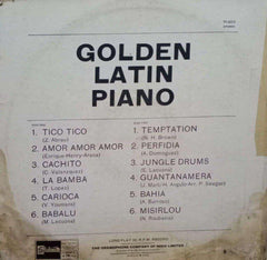GOLDEN LATIN PIONO - ENGLISH VINYL LP