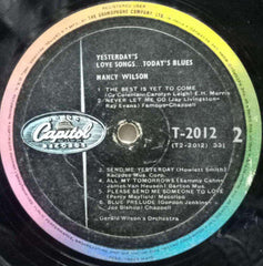 YESTERDAY'S LOVE SONGS TODAY'S BLUES - ENGLISH VINYL LP
