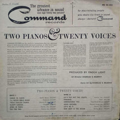TWO PIANOS & TWENTY VOICES - English vinyl LP