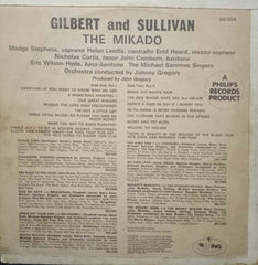 GILBERT AND SULLIVAN THE MIKADO-English vinyl LP
