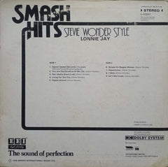 SMASH HITS STEVIE WONDER STYLE LONNIE JAY-English Vinyl LP