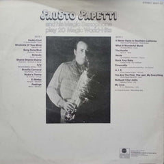 FAUSTO PAPETTI AND HIS MAGIC SAXOPHONE PLAYS 20 MAGIC WORLD HITS -English vinyl  LP