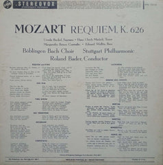 MOZART REQUIEM-English vinyl LP