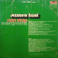 JAMES LAST NON STOP EVERGREENS - English Vinyl LP