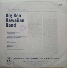 BIG BEN HAWAIIAN BAND HITS HAWAIIAN STYLE - English Vinyl LP