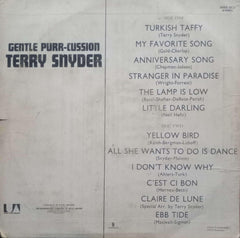 GENTLE PERCUSSION TERRY SNYDER - English Vinyl LP